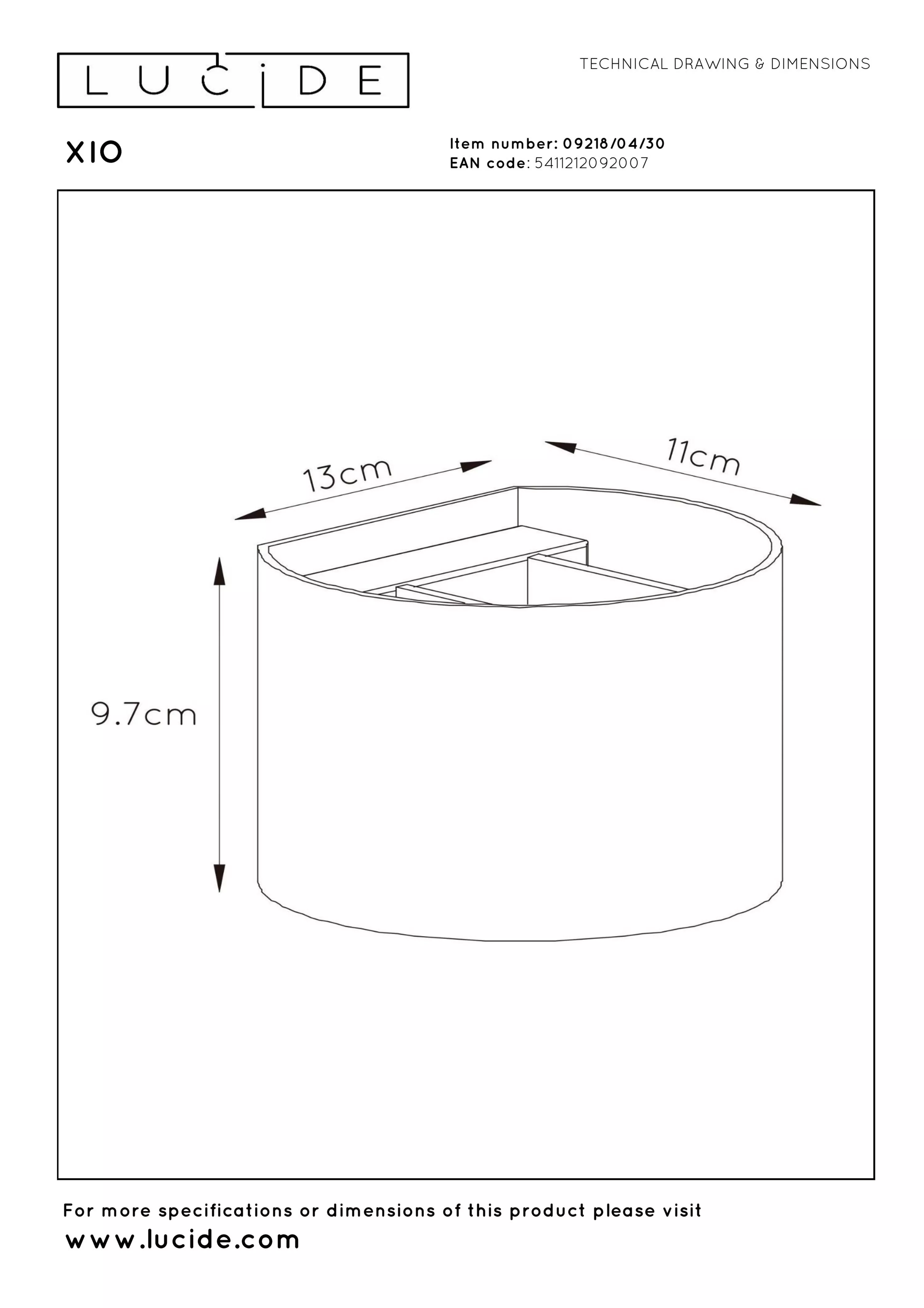 Lucide XIO - Wandlamp - LED Dimb. - G9 - 1x4W 2700K - Verstelbare stralingshoek - Roest bruin Lucide XIO - Wandlamp - LED Dimb. - G9 - 1x4W 2700K - Verstelbare stralingshoek - Roest bruin